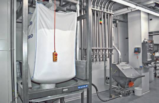 Vulproces van big bags